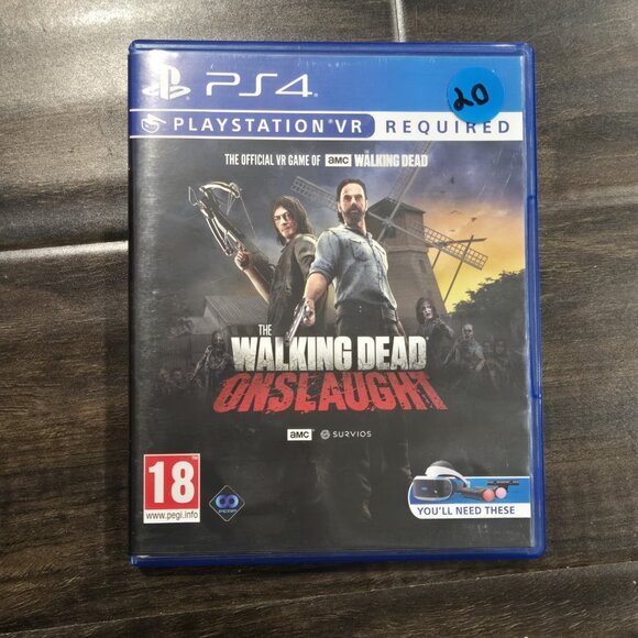 The Walking Dead Onslaught - Deluxe Edition PlayStation 4 PS4 CIB Tested Clean - Picture 1 of 4